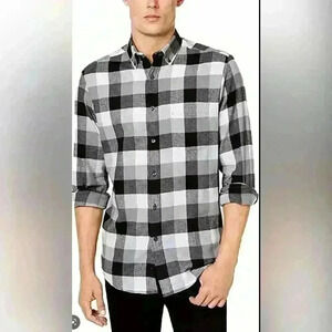 Men’s Club Room Button Down Plaid Flannel